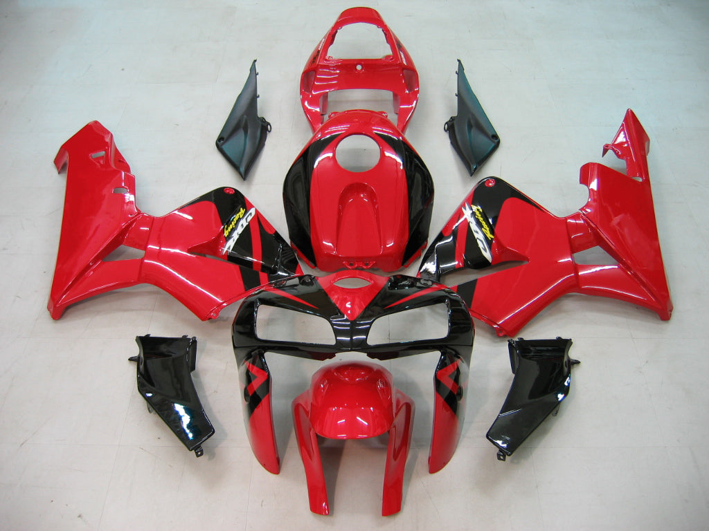 Amotopart 2005-2006 CBR600RR Honda Verkleidung F5 Red Kit