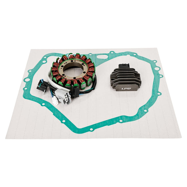 Suzuki LTF 400F King Quad 2008–2009 Magneto Stator + Spannungsgleichrichter + Dichtung Fedex Express