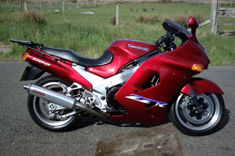 Amotopart Kawasaki Zzr1100 1993-2003 Verkleidungskit Karosserie Kunststoff Kunststoff