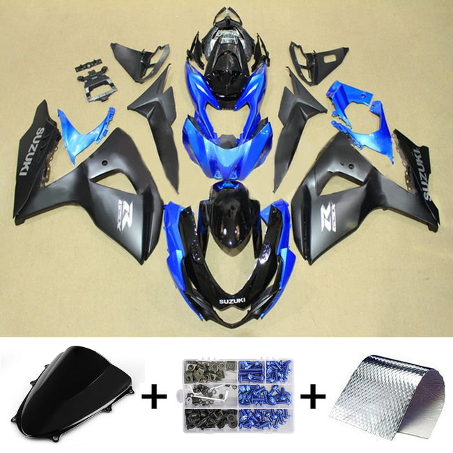 Amotopart Suzuki GSXR1000 2009¨C2016 K9 Verkleidungsset, Karosserie, Kunststoff, ABS