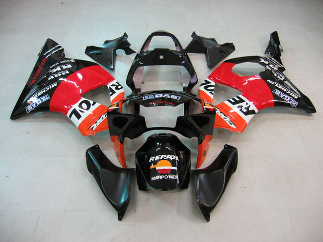 Amotopart 2002-2003 Honda CBR954 Verkleidung Orange & Black Kit