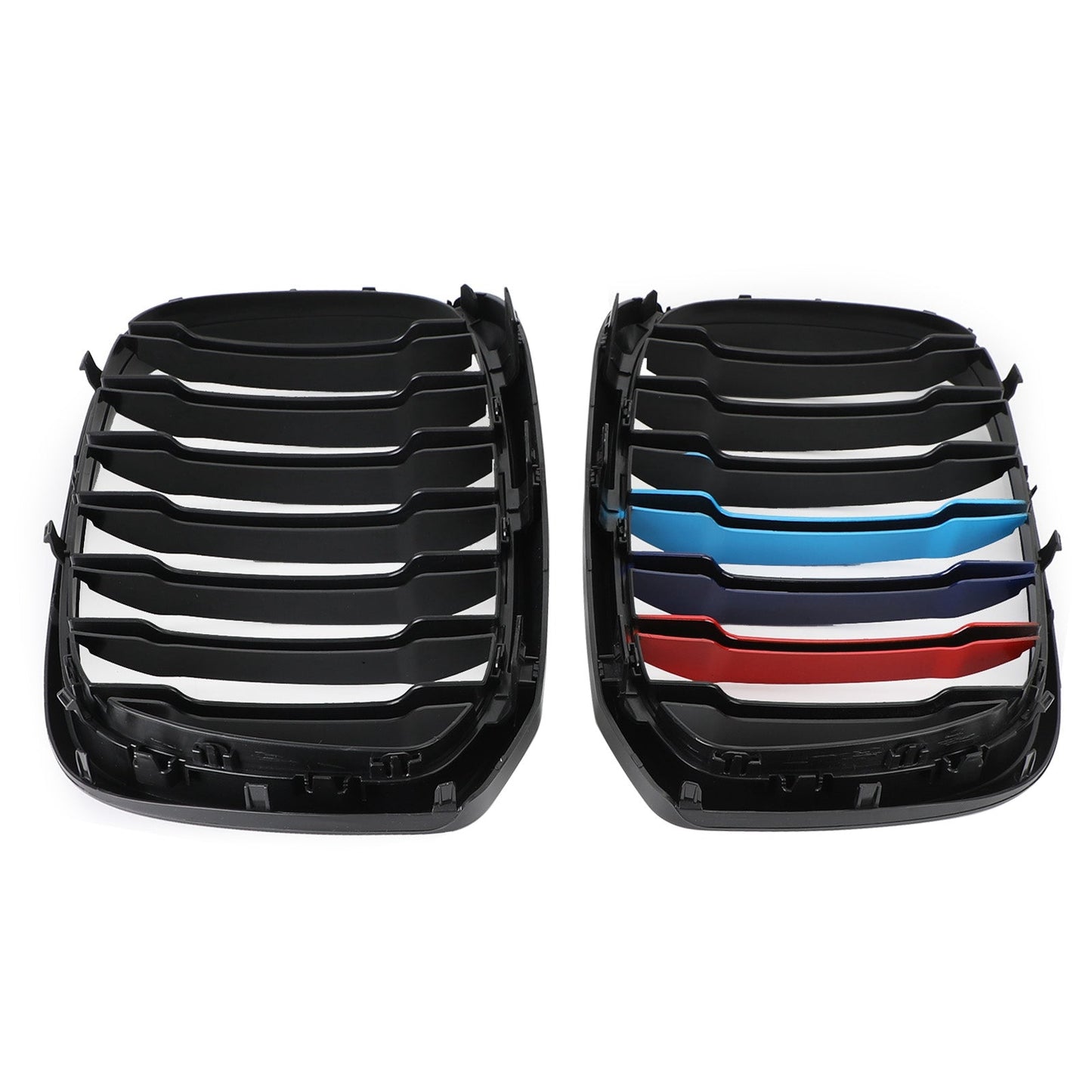 Paar M-Color Nierengrill Kühlergrill 51138469959 FIT BMW G01 X3 G02 X4 GLOSS Schwarz Generikum