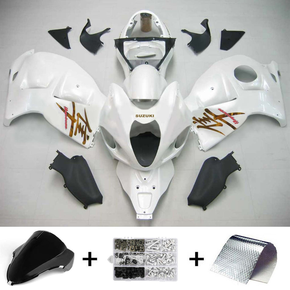 Amotopart Suzuki Hayabusa GSXR1300 1999-2007 Kit de carénage Corps Plastique