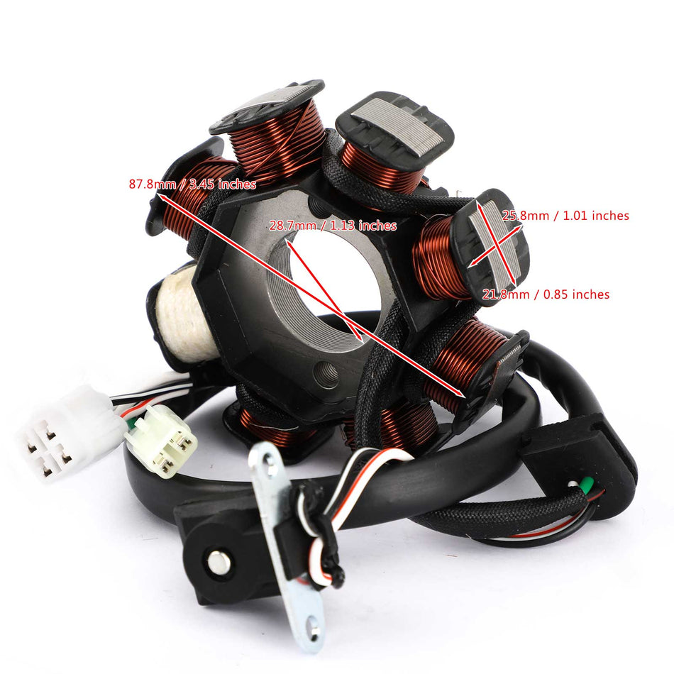 Stator de générateur magnéto adapté pour Yamaha YFM90r Raptor 90 ATV 09-13 43D-H5510-00