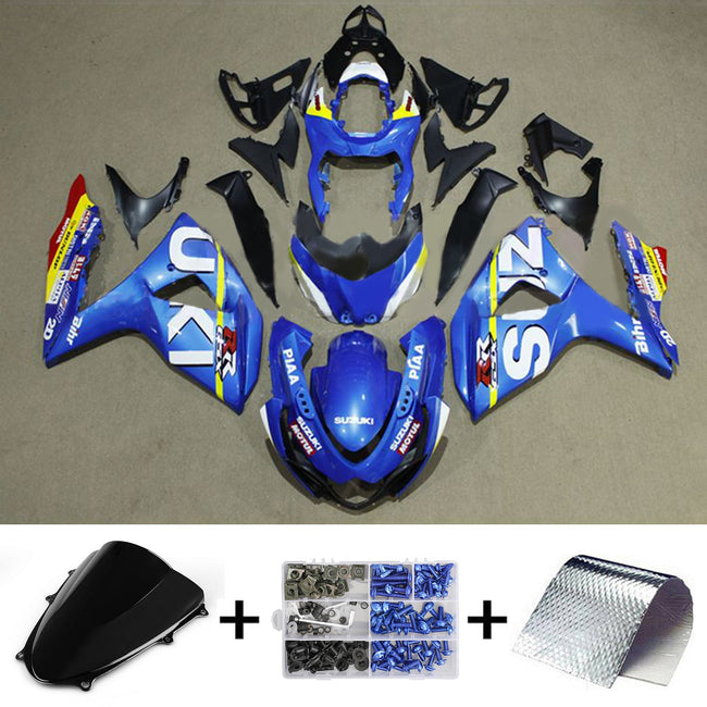 Amotopart Suzuki GSXR1000 2009¨C2016 K9 Verkleidungsset, Karosserie, Kunststoff, ABS