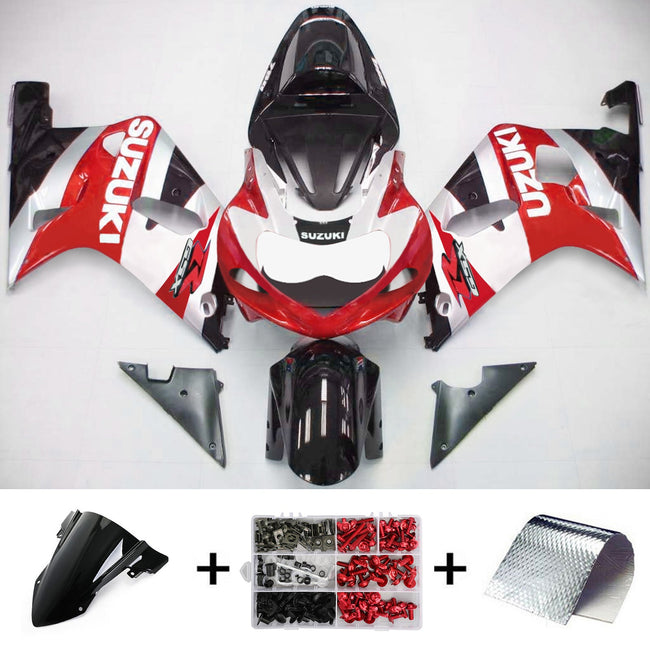 Amotopart Suzuki GSXR750 2001-2003 Verkleidungskit Karosserie Plastikabbs