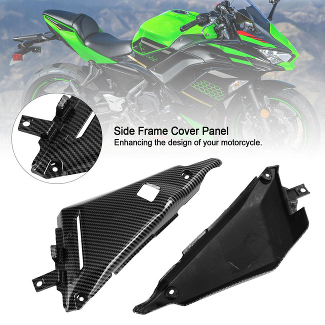 Kohlenstoffrahmenabdeckungsverkleidung für Kawasaki Z650 Ninja 650 2017-2020