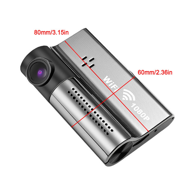 1080P Dash Cam Wifi App Video DVR Recorder Fahren mit versteckter Kamera Nachtsicht