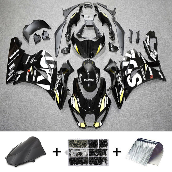 Amotopart Suzuki GSXR1000 2017–2023 K17 Verkleidungsset, Karosserie, Kunststoff, ABS