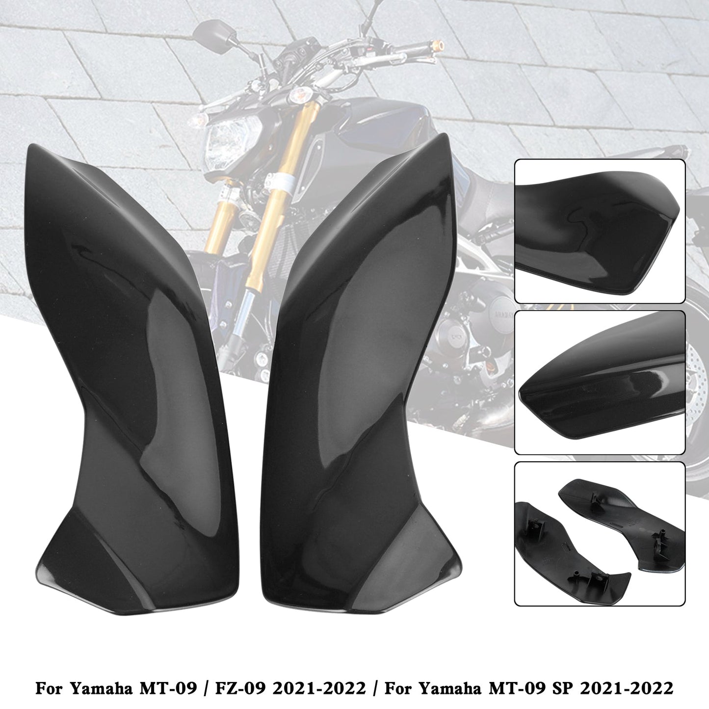 2021-2022 Yamaha MT-09 FZ09 MT-09 SP Scheinwerferverkleidung Seitenwand