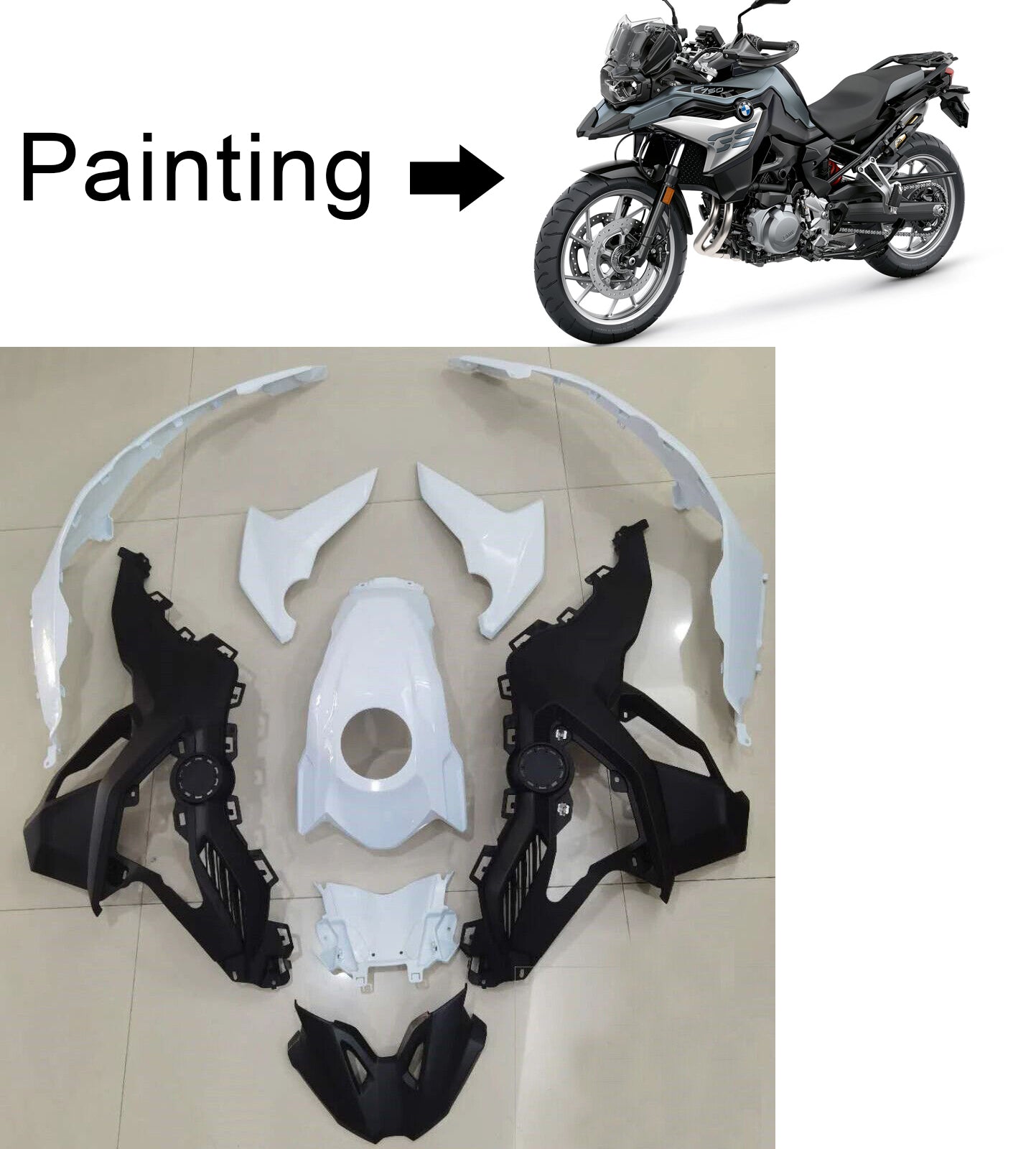 AMOTOPART BMW F750GS F850GS 2018-2020 Verkleidungskit Karosserie