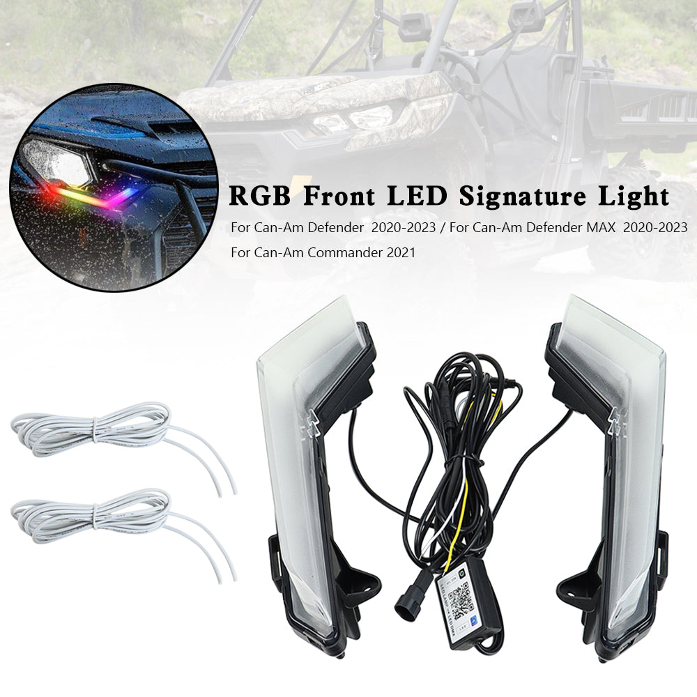 RGB-LED-Signatur-Frontlicht für Can-Am Commander Defender Max 2020–2023