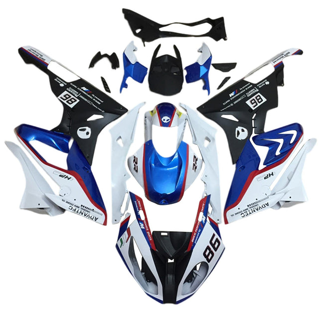 Amotopart BMW S1000RR 2015–2016 Verkleidungsset, Karosserie, Kunststoff, ABS