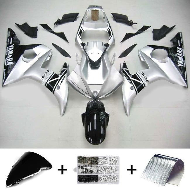 Amotopart Yamaha 2005 YZF 600 R6 Sliver Abzugskit