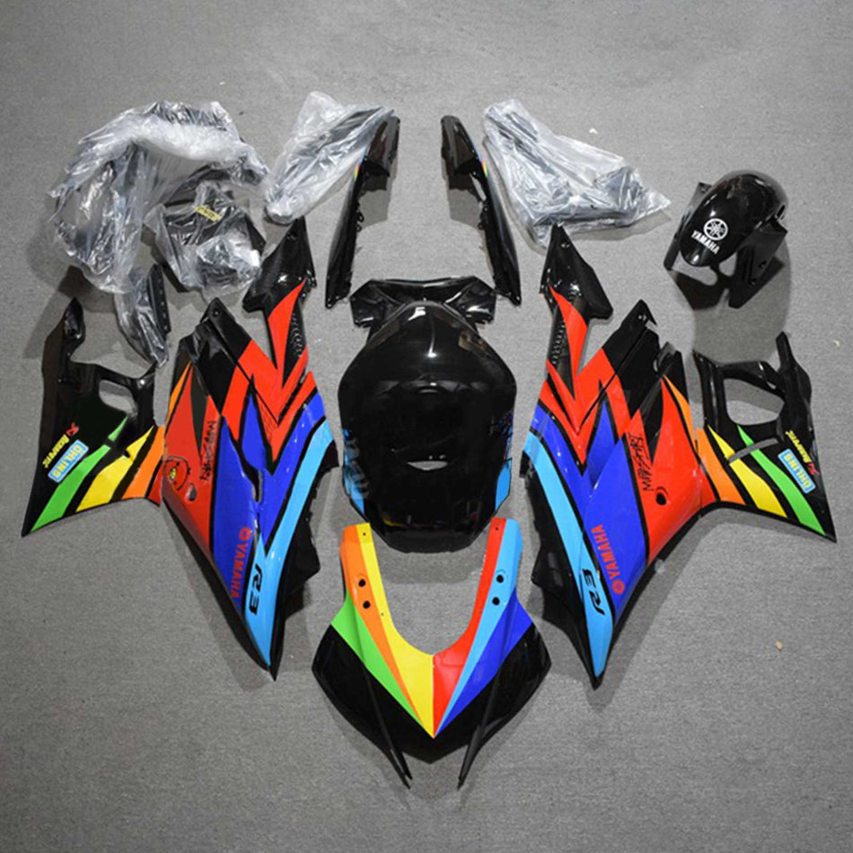 Amotopart Yamaha 2019-2021 YZF R3/YZF R25 Kit de carénage coloré