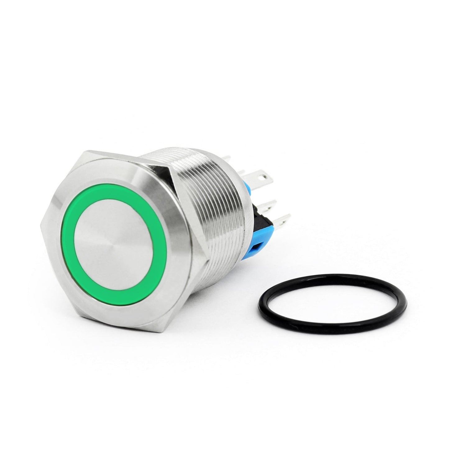 22mm 24 V Ring LED LED -DUCKSCHAGER EDELSTAHL FUR AUTO/STOOT/DIY