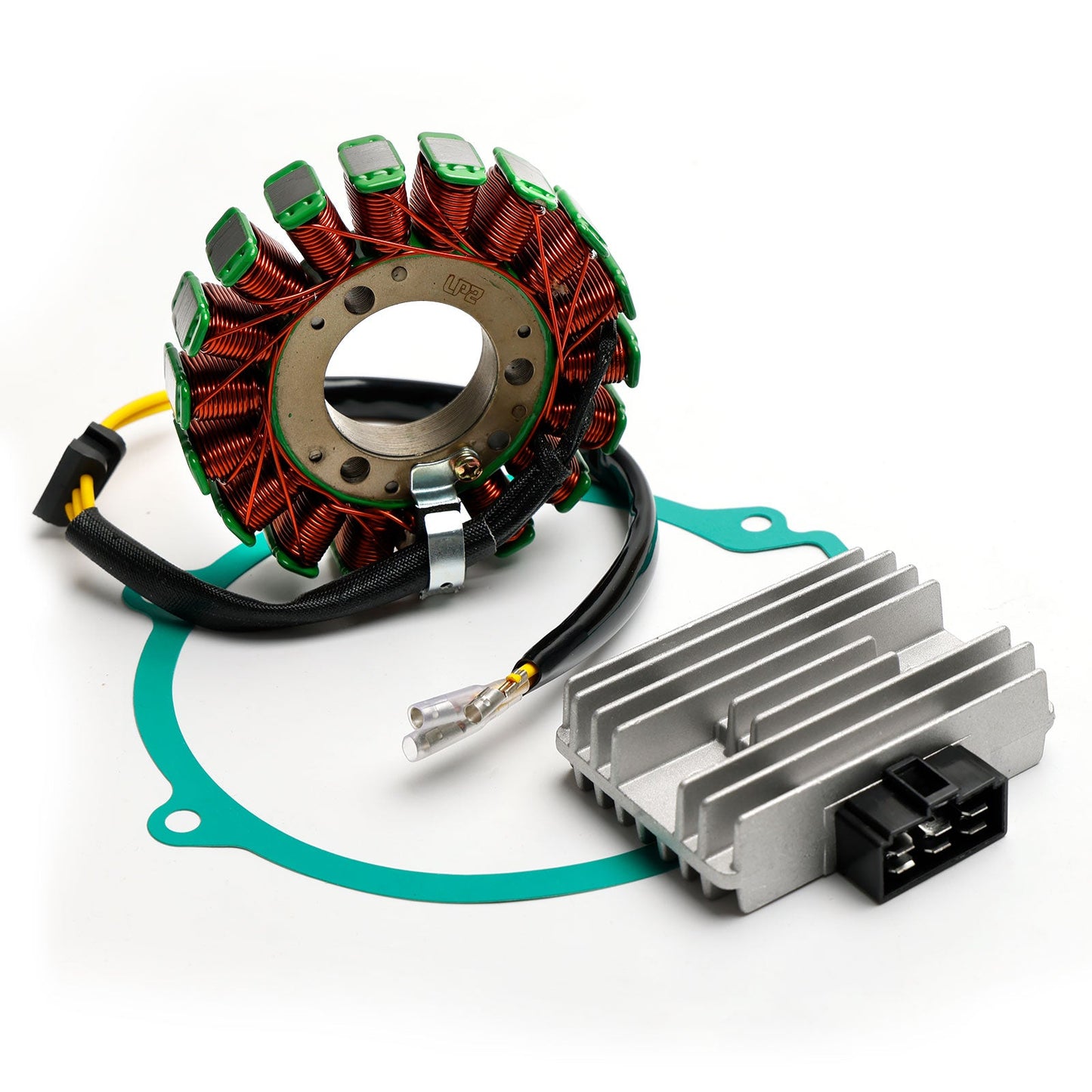 1989–1993 Kawasaki ZR400 Zephyr 400 Magneto-Stator + Spannungsgleichrichter + Dichtung