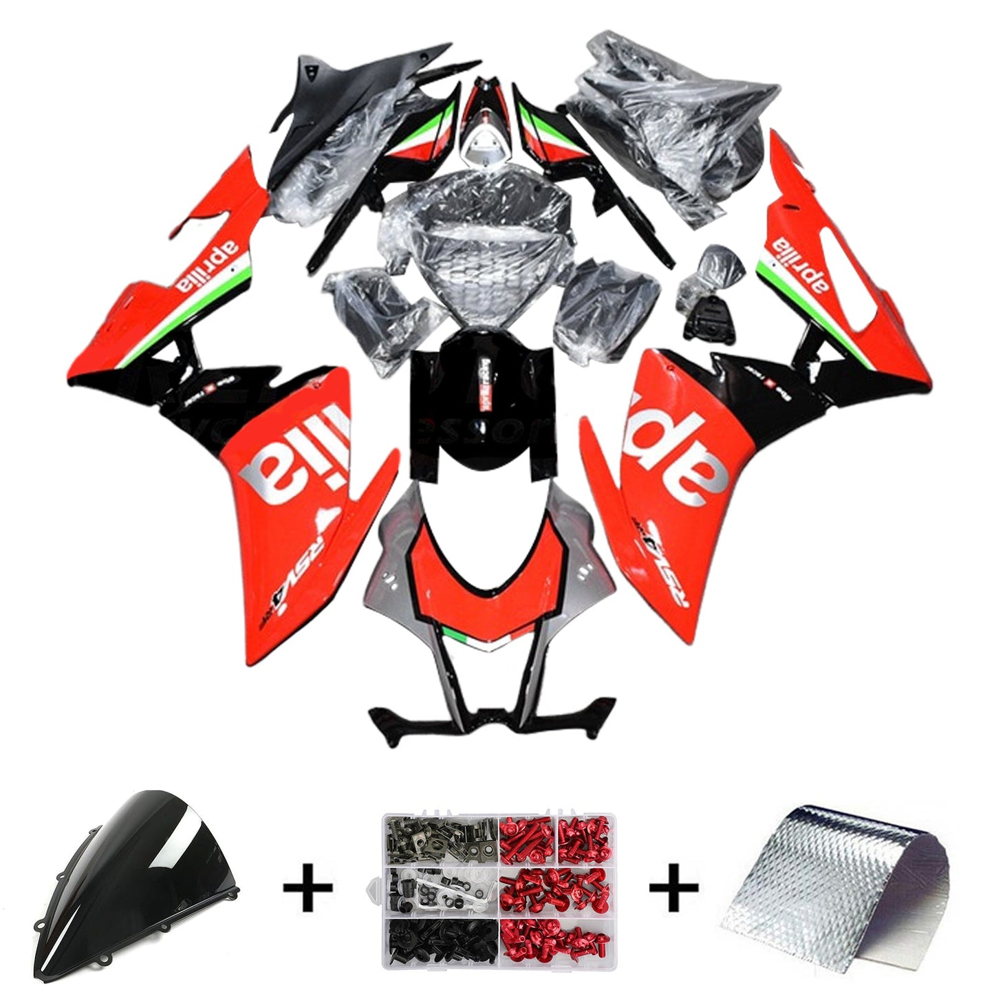 Amotopart Aprilia RSV4 1000 2016¨C2018 Verkleidungsset, Karosserie, Kunststoff