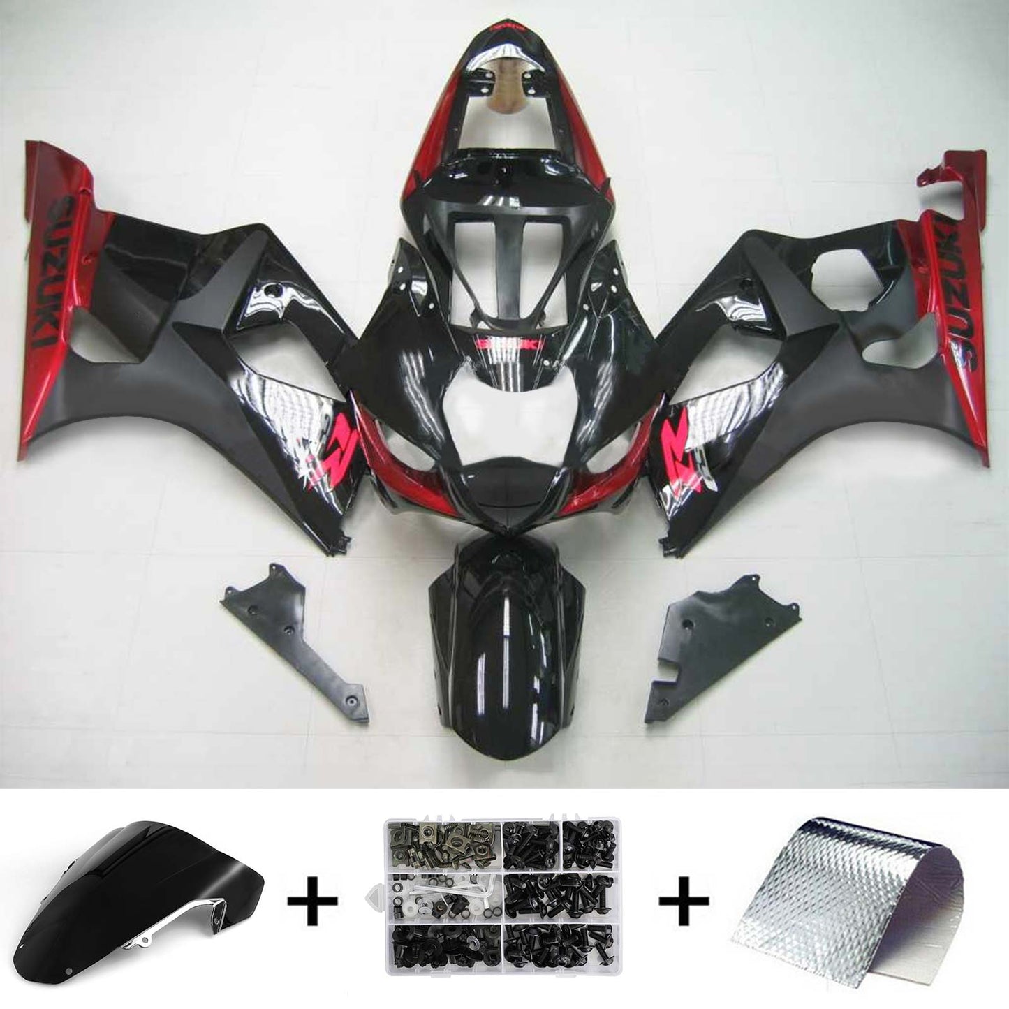 Amotopart Suzuki GSXR1000 2003-2004 Verkleidungskit K3