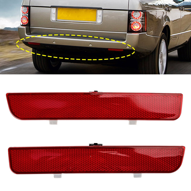 2x rotes hinteres Sto?stangenreflektor-Stopp-Bremslicht für Range Rover L322 Freelander 2