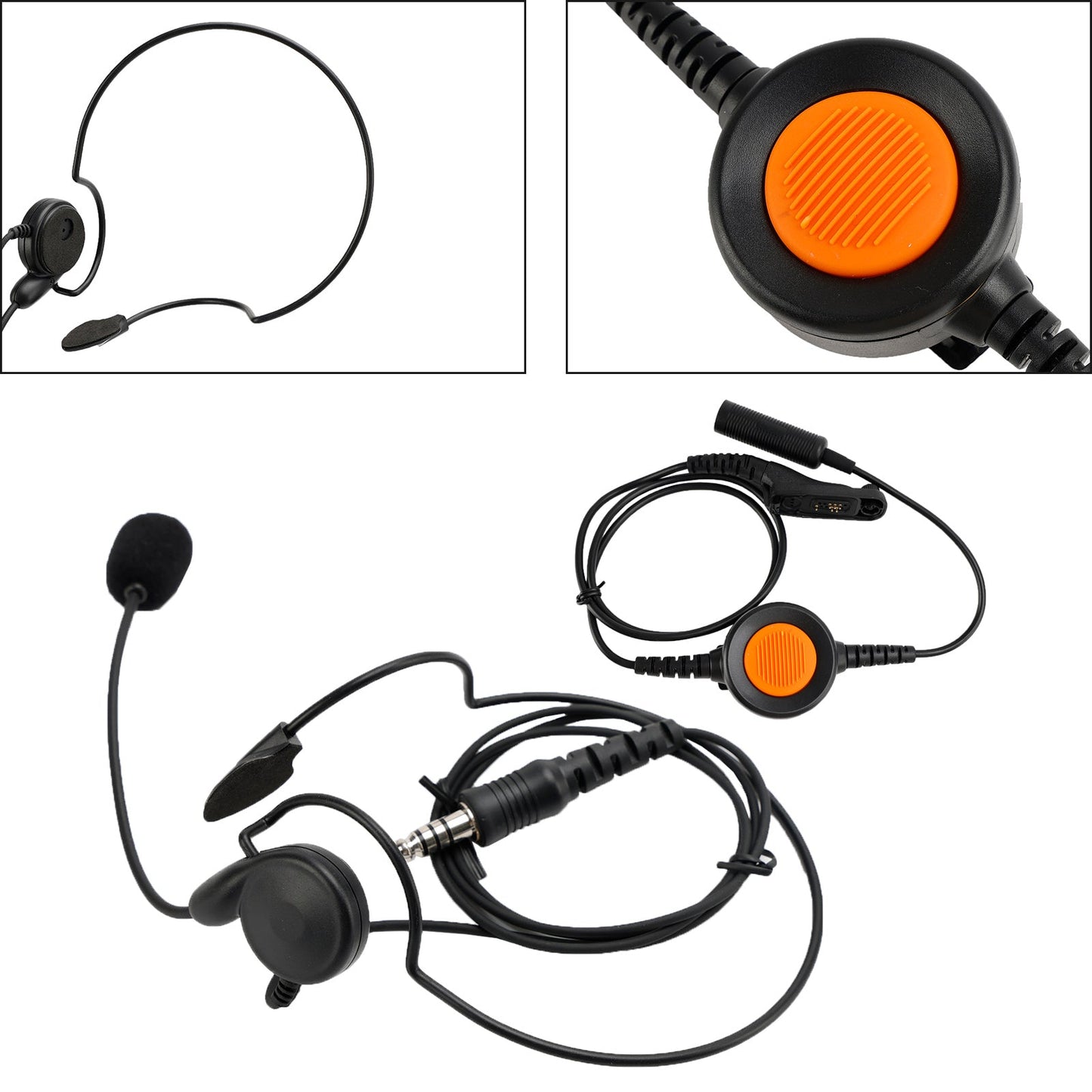 7.1-C7 Rückmontagestecker Taktisches Headset 6-Pin U94 PTT für XiR P8200/P8208/P8260