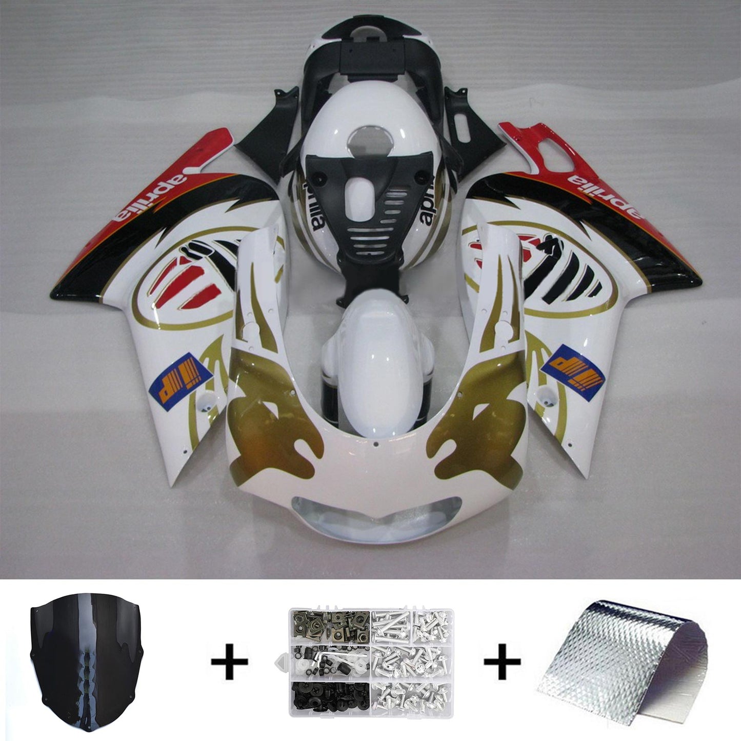 Amotopart Aprilia RS125 2000-2005 Verkleidungskit Karosserie Plastik