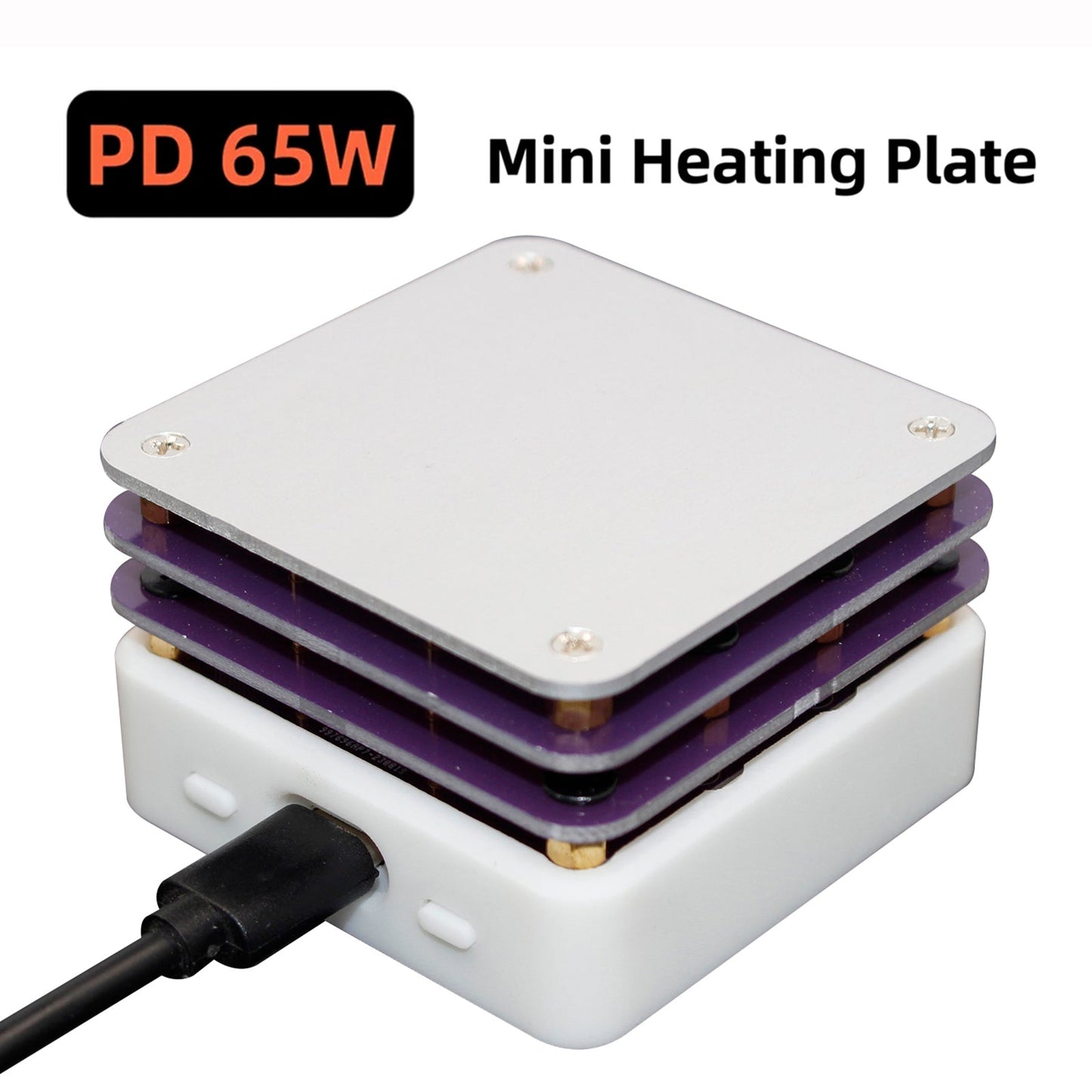 65W Mini Hot Plate PCB Board Soldering LCD Display Soldering Heater Station