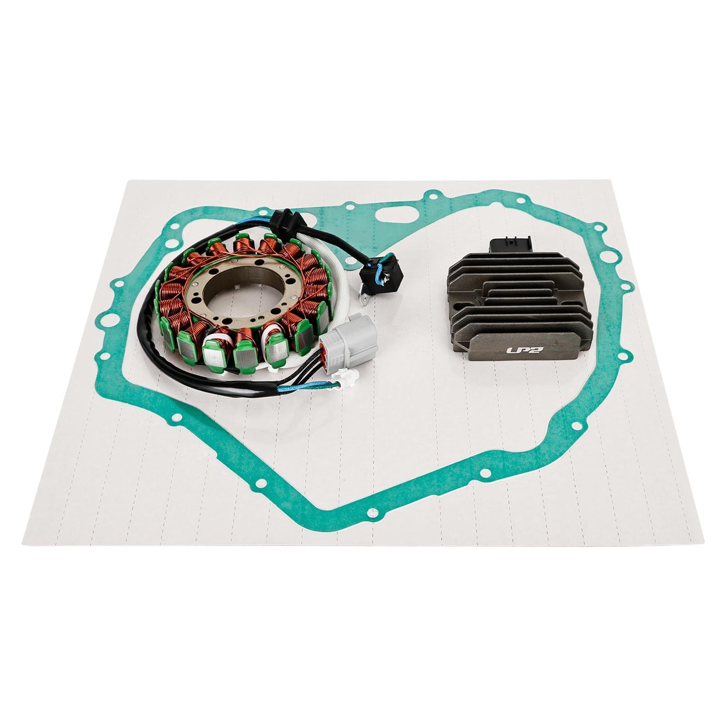 Suzuki LTF 400F King Quad 00-17 Magneto Stator + Spannungsgleichrichter + Dichtung Fedex Express