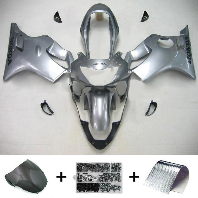 Amotopart Honda CBR600F4 1999-2000 Kit de carénage Corps Plastique ABS