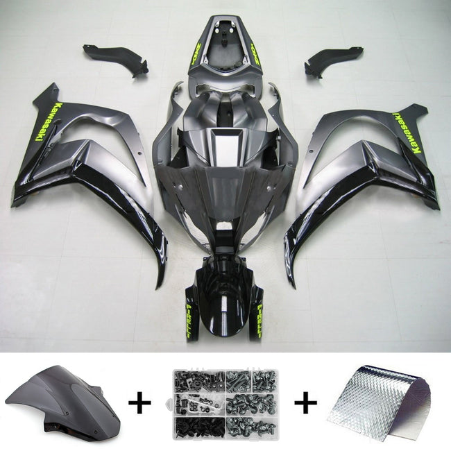 Amotopart Kawasaki ZX10R 2011-2015 Kit gâchette argent