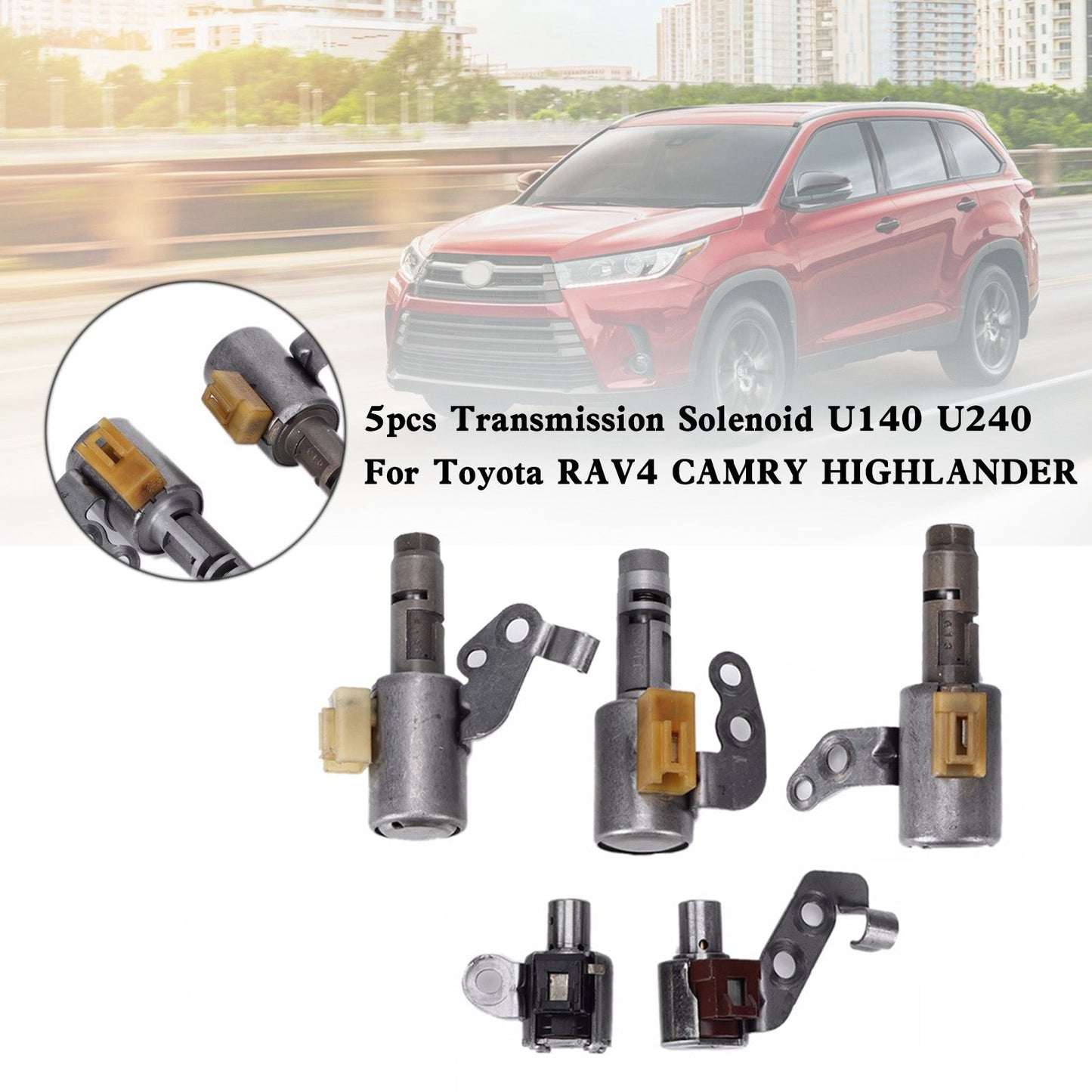 2000–2003 Toyota RAV4 2.0L (2005 RAV4 Sport 2.4L) 5 Stück Getriebemagnet U140 U240 U140E U140F U240E U240F