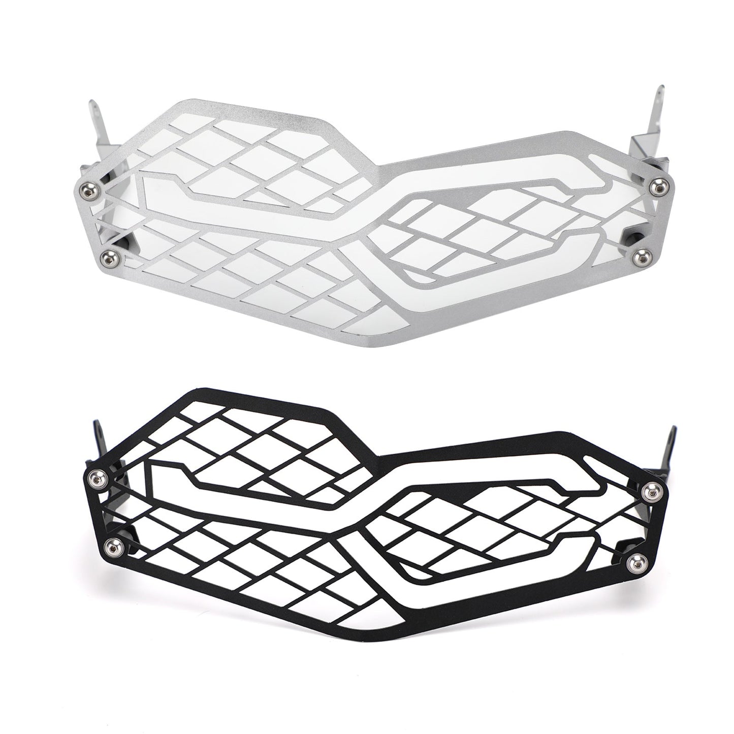 Grille de protection contre la saleté des phares avant Convient pour BMW F750GS F850GS 18-21 Argent générique