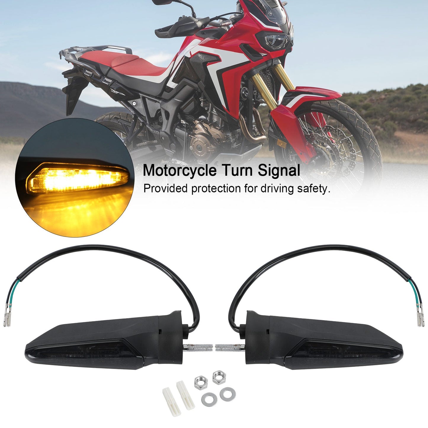 LED-Blinker vorne hinten für HONDA CRF1000L Africa Twin 2015–2017 generisch