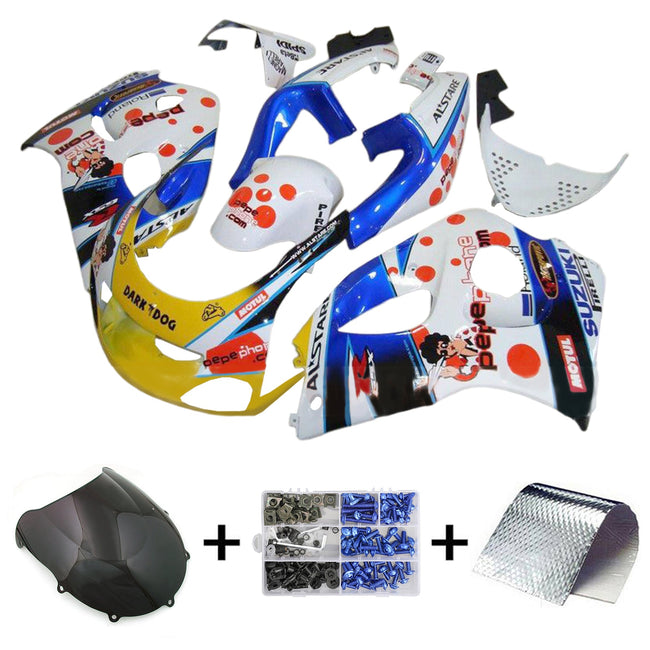 1996–2000 Suzuki GSXR600 1996–1999 GSXR750 Einspritzverkleidungs-Kit Karosserie