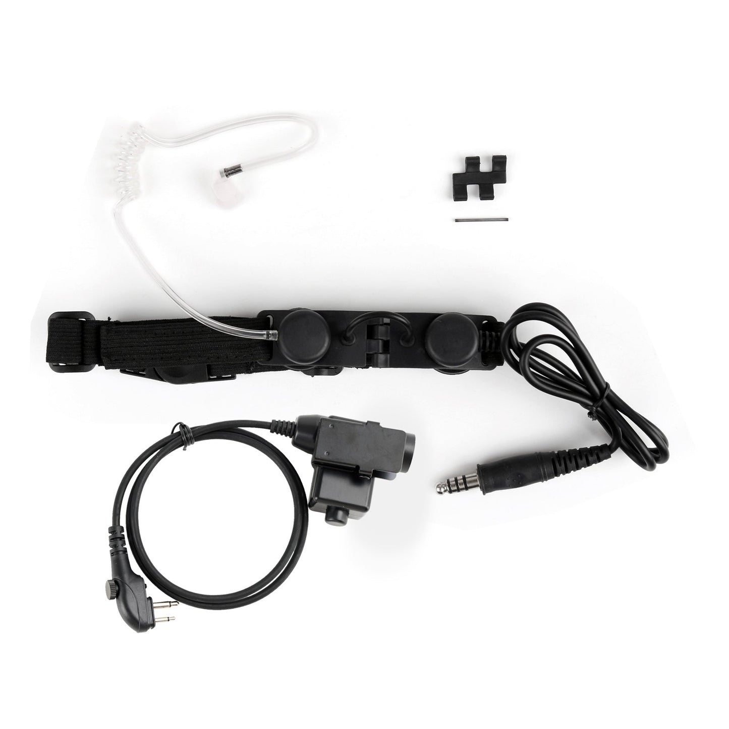 Z-Tactical Throat Mic Verstellbares Headset für Hytera HYT TC-446S TC-500 TC-508