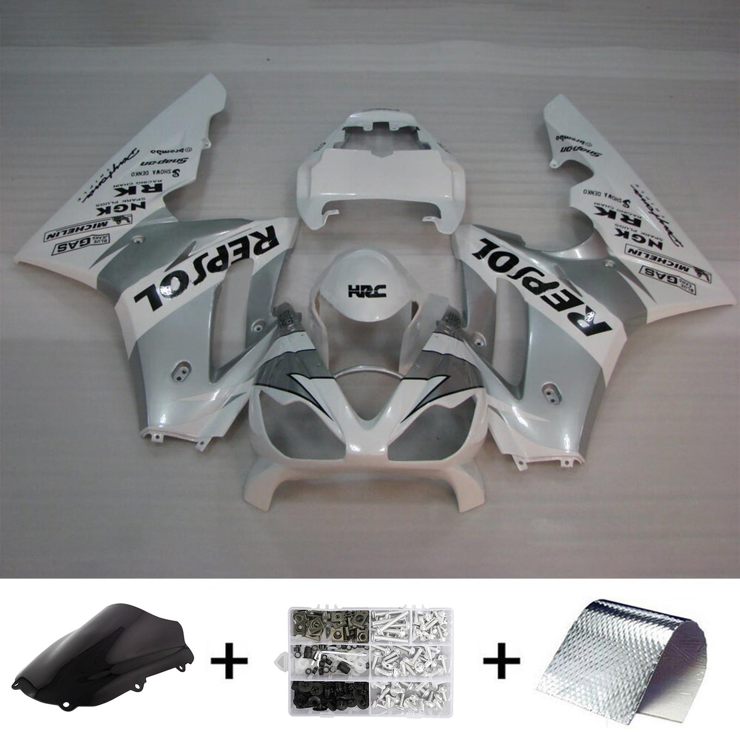 Kit de carénage Amotopart 2002-2005 Triumph Daytona 600