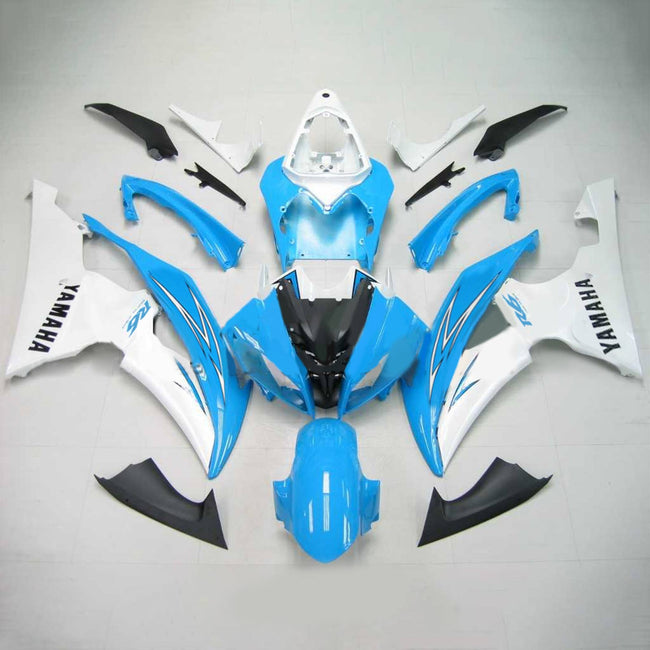 Amotopart Yamaha 2008-2016 YZF 600 R6 Blue White Abzugskit