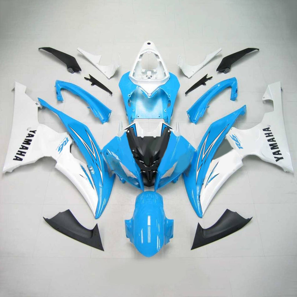 Amotopart Yamaha 2008-2016 YZF 600 R6 Kit Déclencheur Bleu Blanc