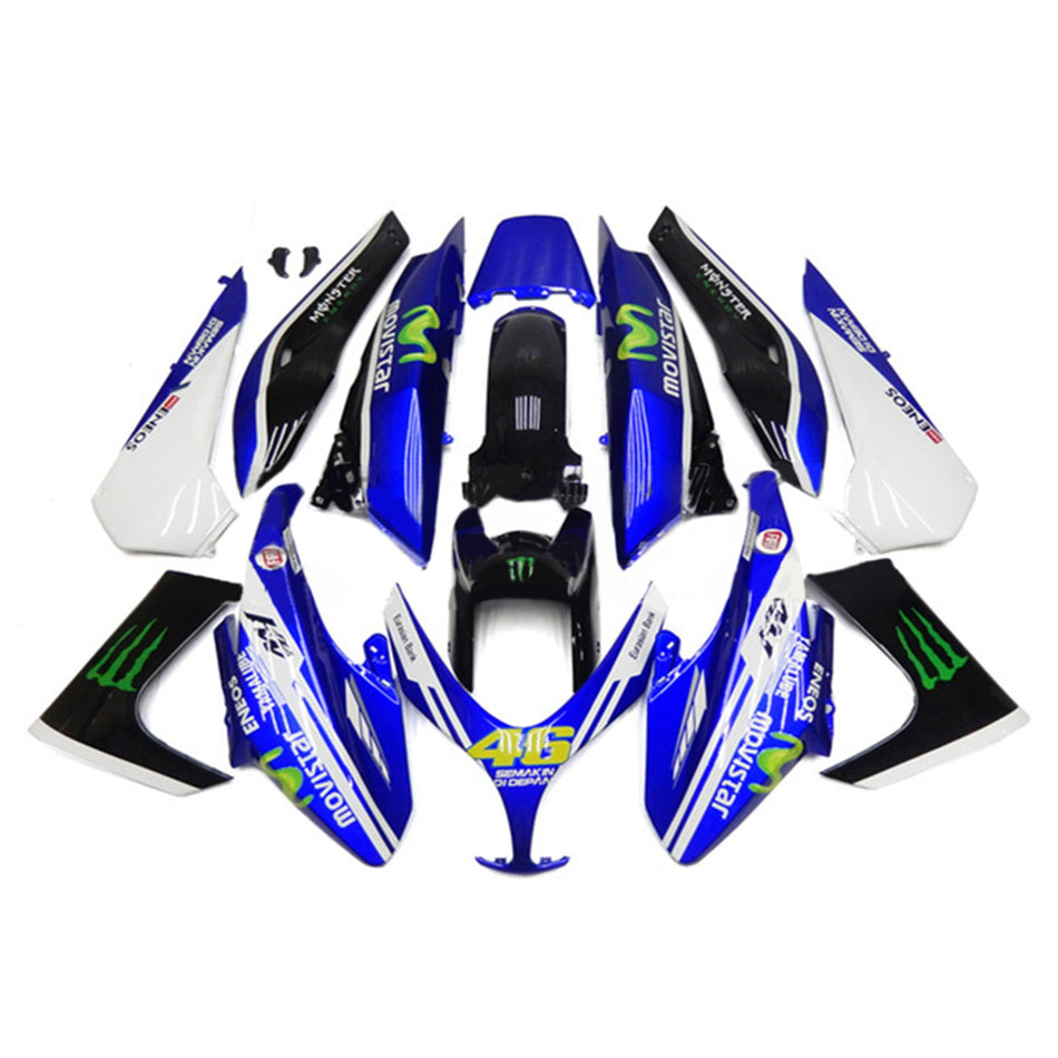 Amotopart Verkleidungsset für Yamaha T-Max XP500 2008–2012, Karosserie, Kunststoff, ABS