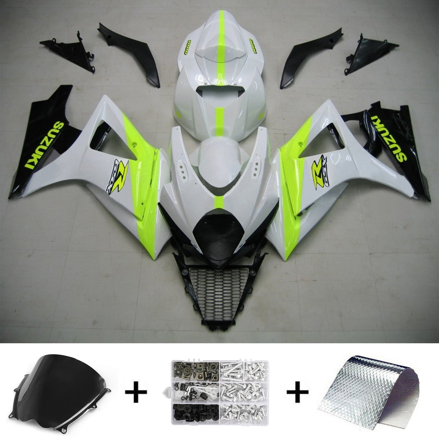 Amotopart Suzuki GSXR1000 2007-2008 Verkleidungskit