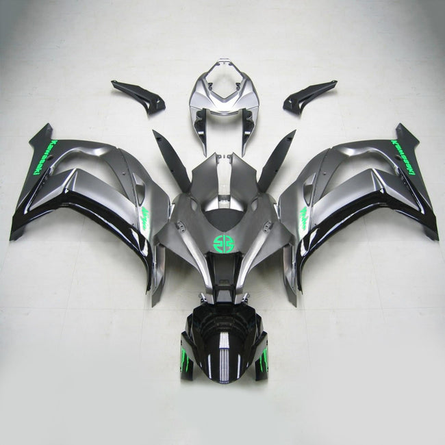 Amotopart Kawasaki 2016-2019 ZX10R Sliver Grey Abzugskit