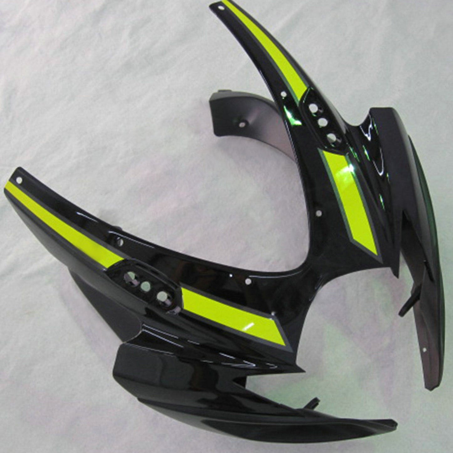 Amotopart 2006-2007 Suziki GSXR 600 750 K6 Kit de carénage noir et jaune