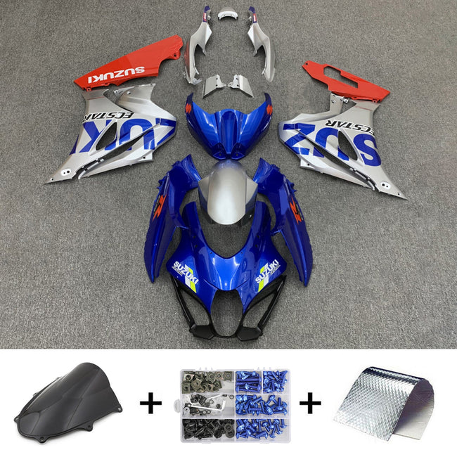 Amotopart Suzuki GSXR1000 2017–2023 K17 Verkleidungsset, Karosserie, Kunststoff, ABS