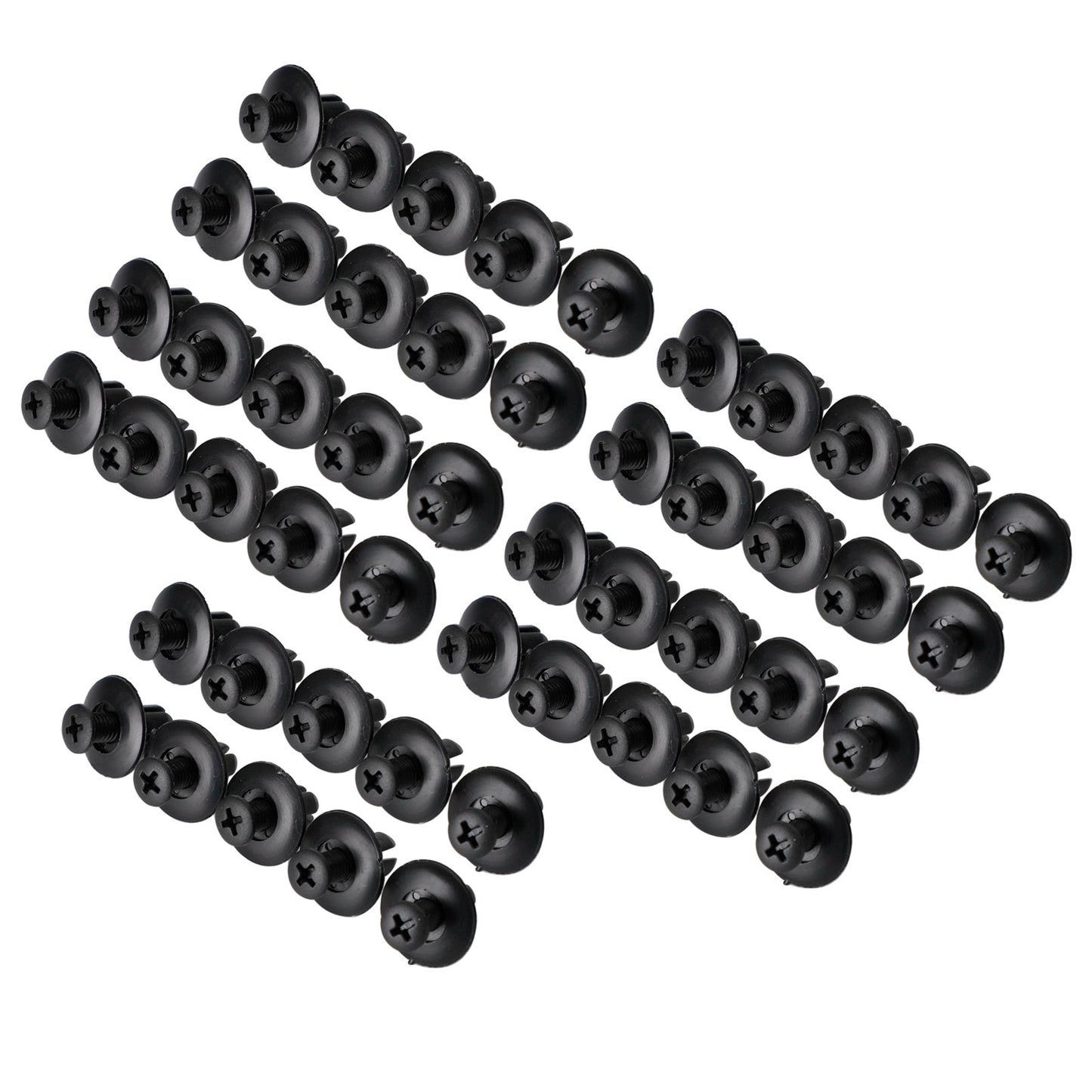 50x 8mm Clip de déclenchement Vis Rivet Rivets pour Suzuki GSX, Burgman, V Strom Generic
