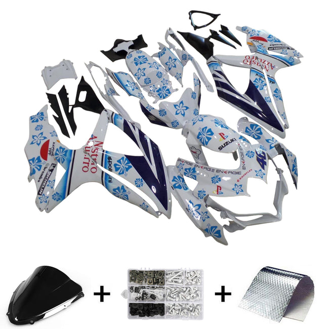 2008–2010 Suzuki GSXR 600/750 K8 Einspritzverkleidungs-Kit Karosserie Kunststoff ABS