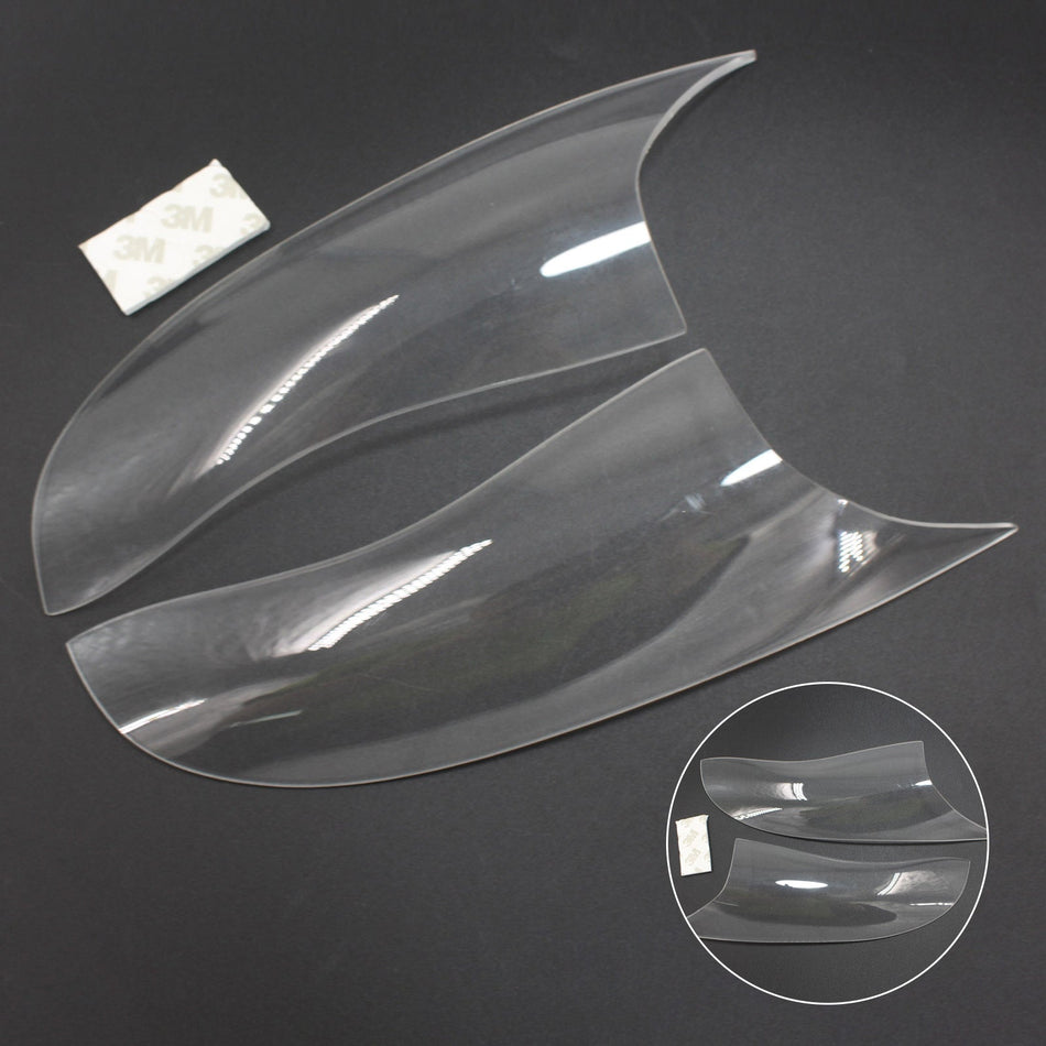 Frontscheinwerfer-Objektiv-Schmutzabdeckung Passend für Kawasaki ZX-10R ZX 10R 16-18 Rauch Generikum