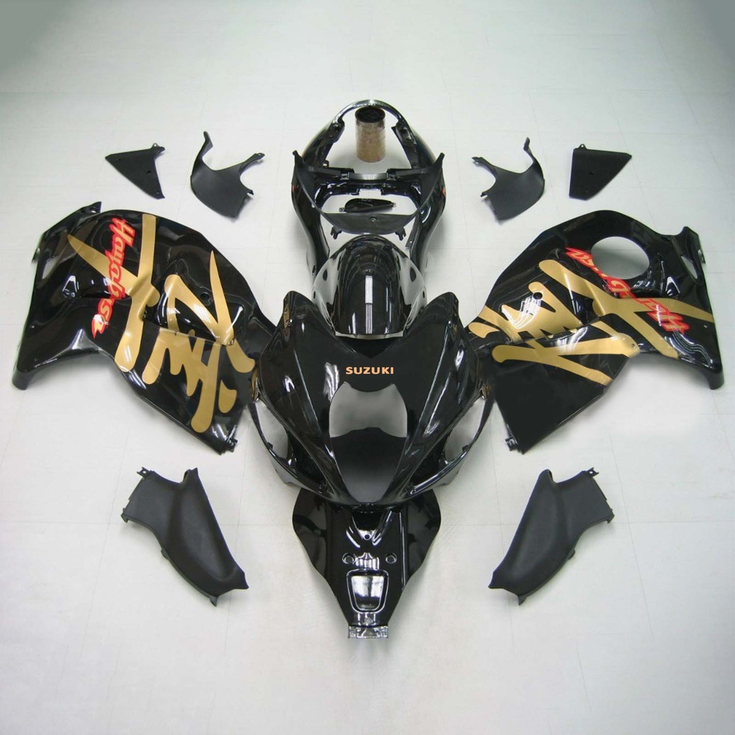 Amotopart Suzuki Hayabusa GSXR1300 1999-2007 Kit de carénage Corps Plastique