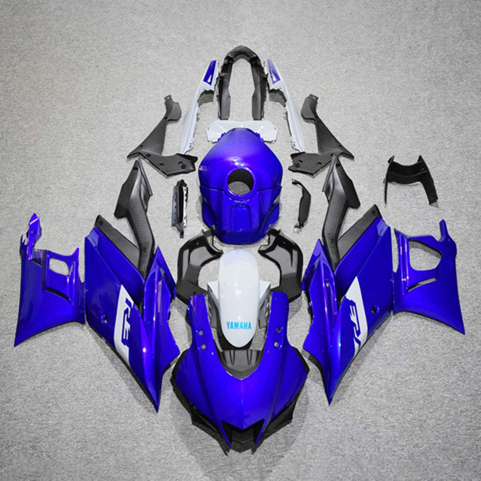 Kit de peur Amotopart Yamaha YZF R3/YZF R25 Noir Bleu 2019-2021