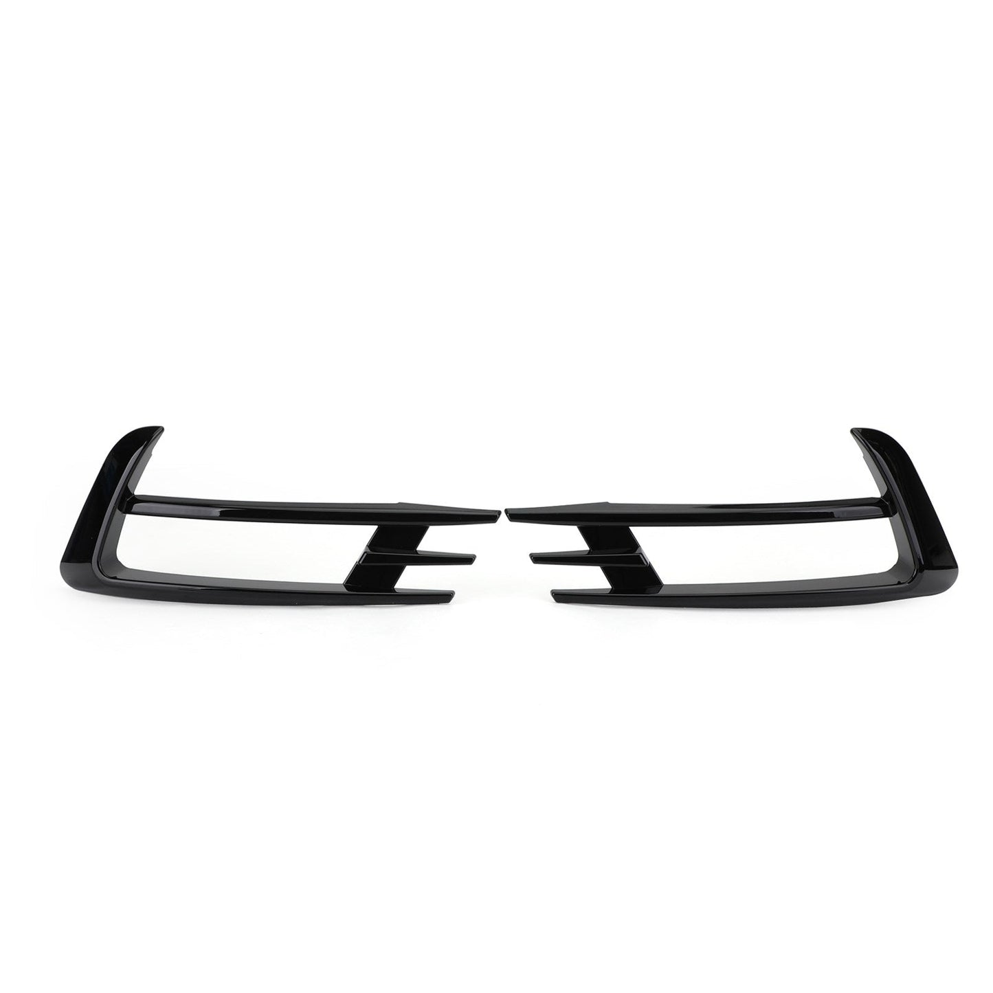 2pcs schwarze vordere nebel leichte lampe Augenbrauenabdeckung für VW Golf 7 MK7 2014-2017