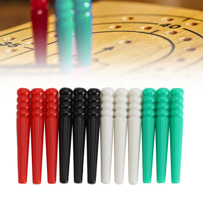 12 Stück Cribbage Pegs für 1/8 3/16 1/4 Löcher Cribbage Pegs Traditionellen Brettspiel